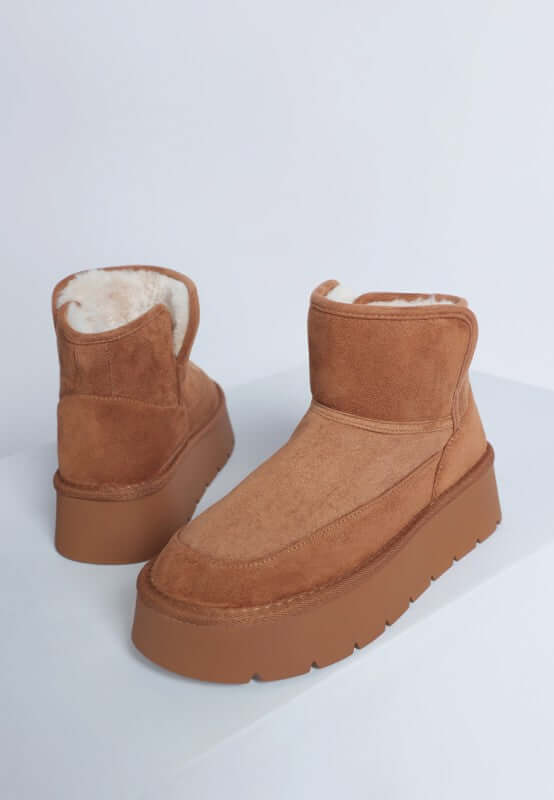 Holias Chunky Heeled Snow Boots for Winter Style, Boots, $ 79.00, A Moment Of Now™