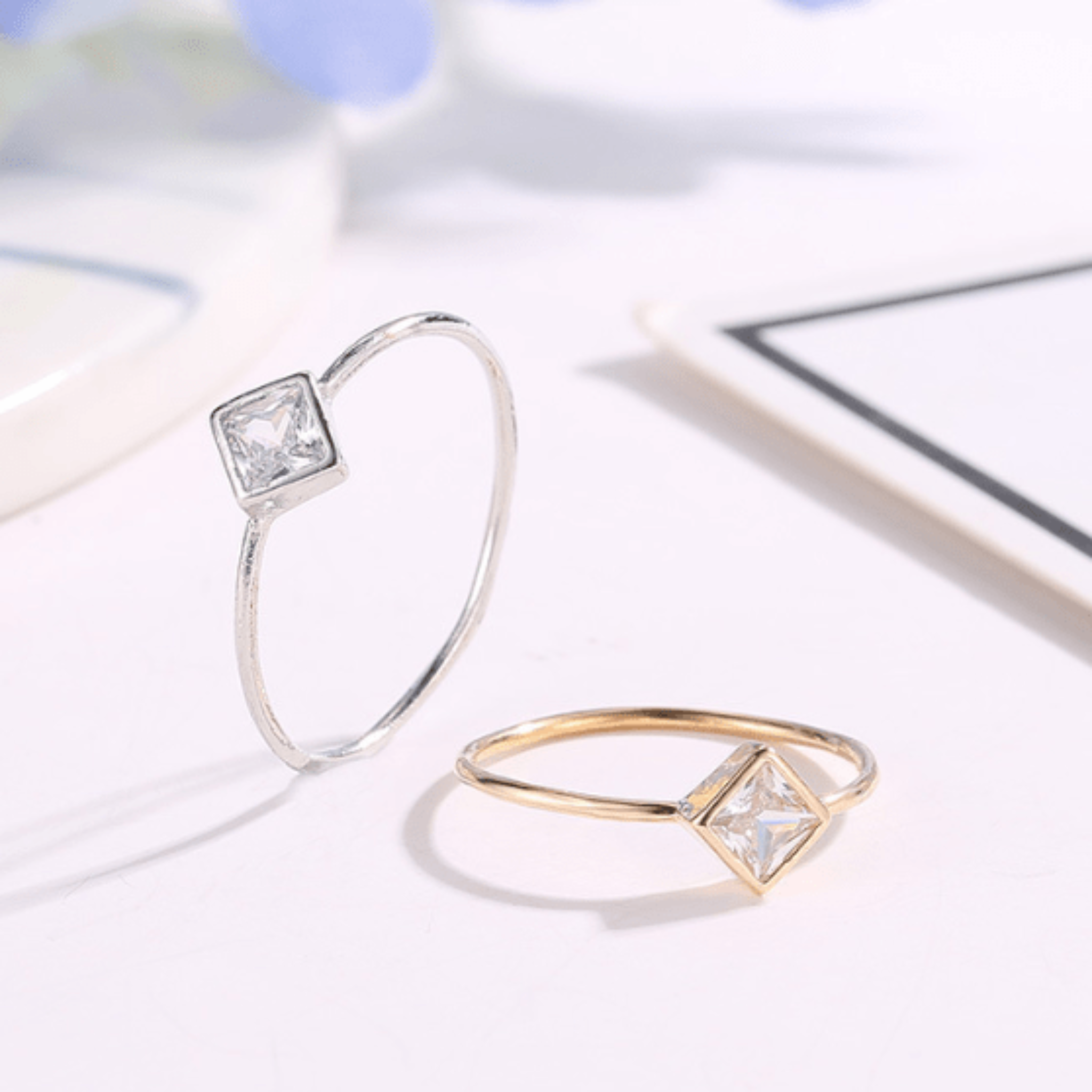 Trinity Stack Ring Set | Boutique In USA, Rings, $ 11.95, A Moment Of Now™