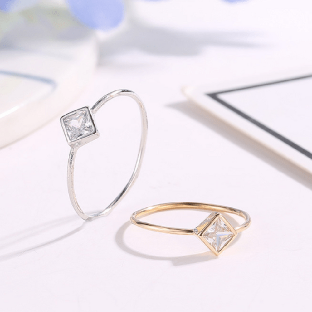 Trinity Stack Ring Set | Boutique In USA, Rings, $ 11.95, A Moment Of Now™