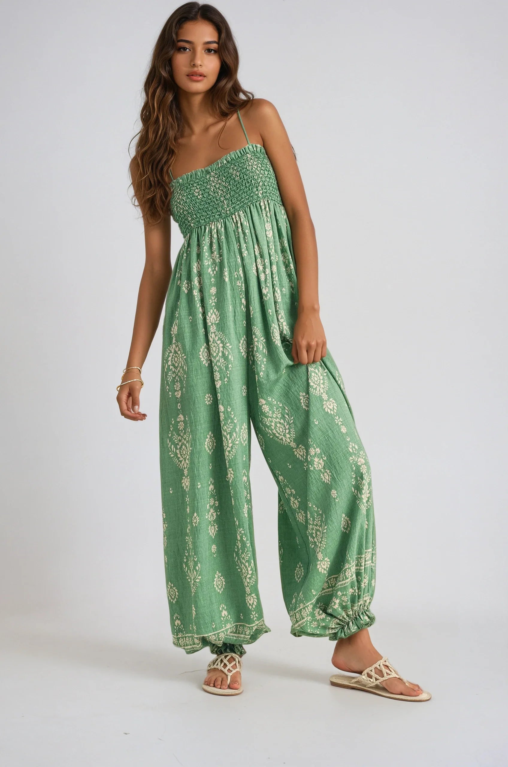 Wildflower Dreams Balloon Jumpsuit | Boutique In USA, Clothing, $ 59.00, A Moment Of Now™