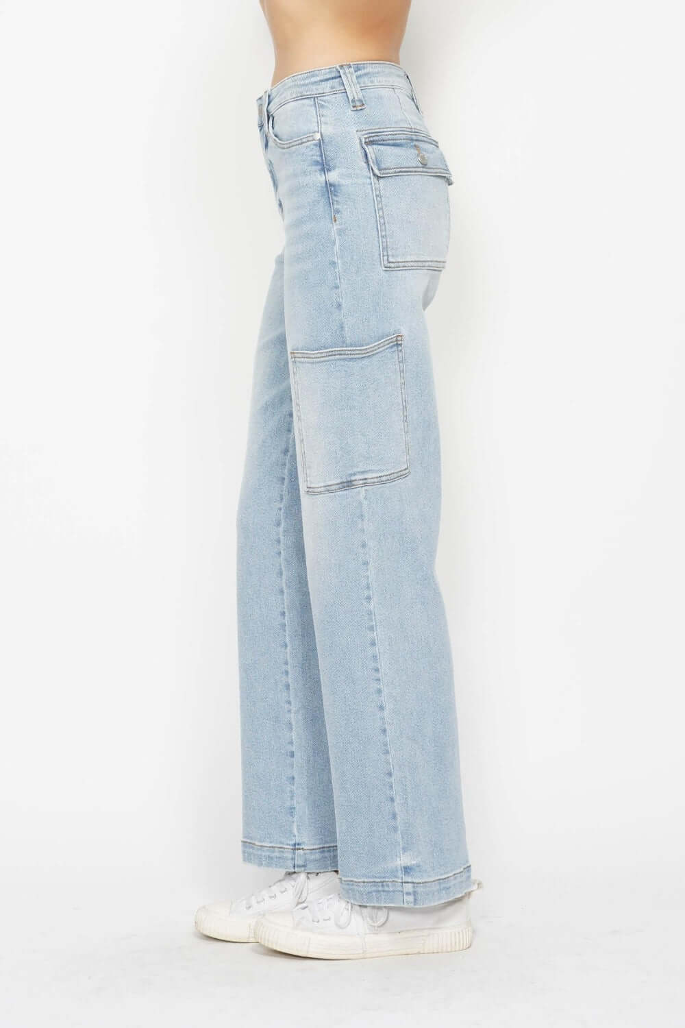 Judy Blue High Waist Straight Cargo Jeans, Judy Blue, $ 79.00