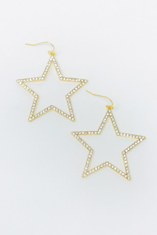 Shop Seriously Stellar Earrings, Gold Tone | Shop Boutique Fashion Jewelry, Earrings, USA Boutique