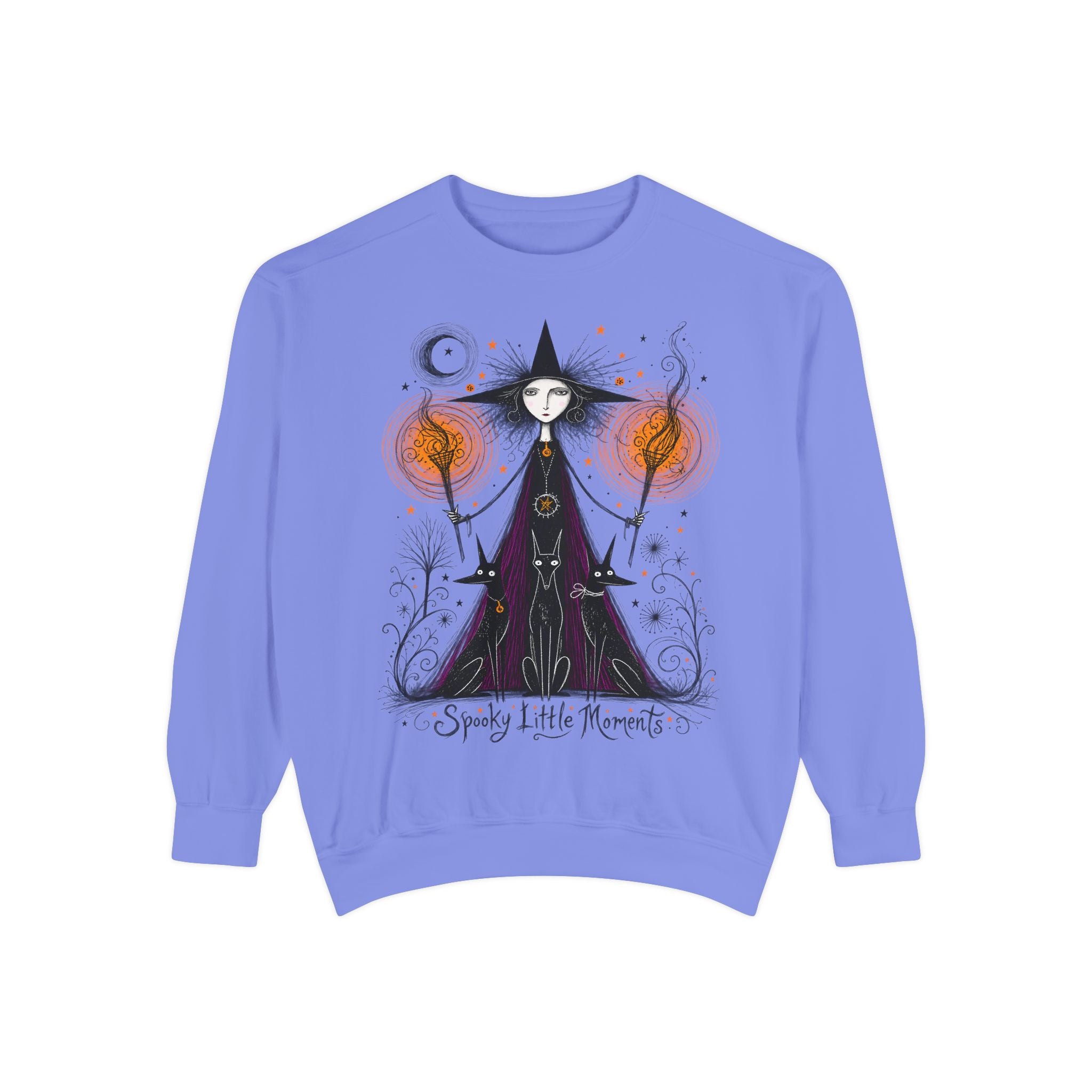 Witchy Halloween Sweatshirt — Spooky Little Moments Crewneck