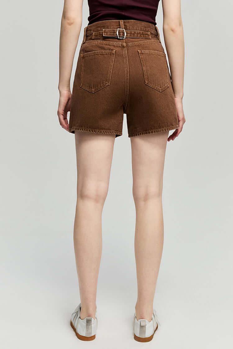 Easy Buckle Shorts | Hey Joanie – High-Rise Denim Shorts, Shorts, $ 88.00, A Moment Of Now™