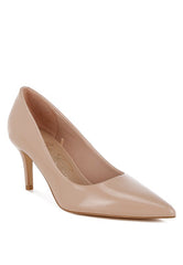 Urbi Blush Patent Stiletto Heel Pumps Heels