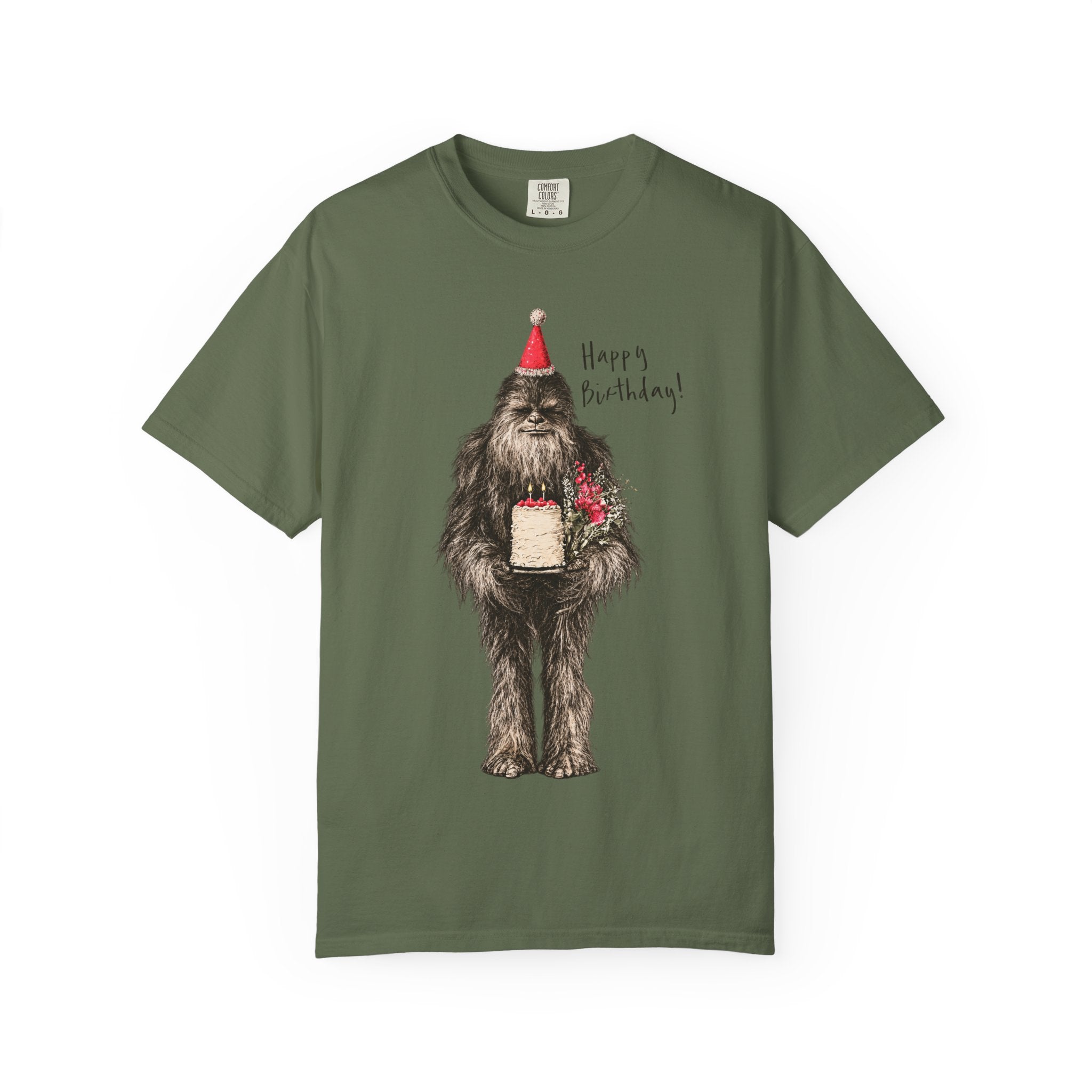 Funny Bigfoot Birthday T-shirt - Birthday Sasquatch Tee
