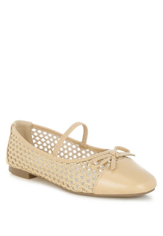 Chic Omela Woven Bow Detail Ballerinas Flats, Ballet Flats, $ 90.00, A Moment Of Now™