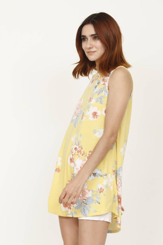 Shop Boho Women's Floral Print Tank Top | USA Boutique Clothing Online, Tank Tops, USA Boutique