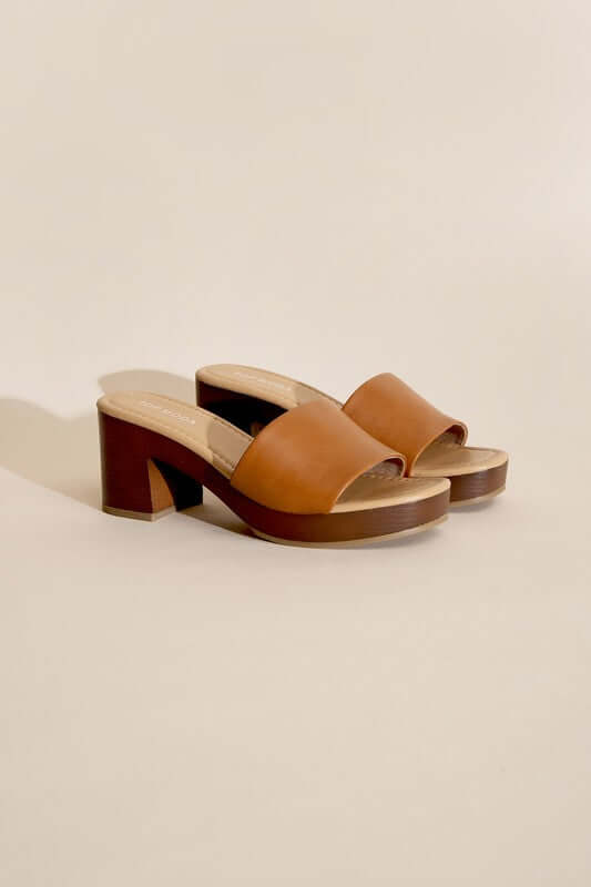 LAUREN-1 Slides Mules Heels, Top Guy Footwear, $ 30.95