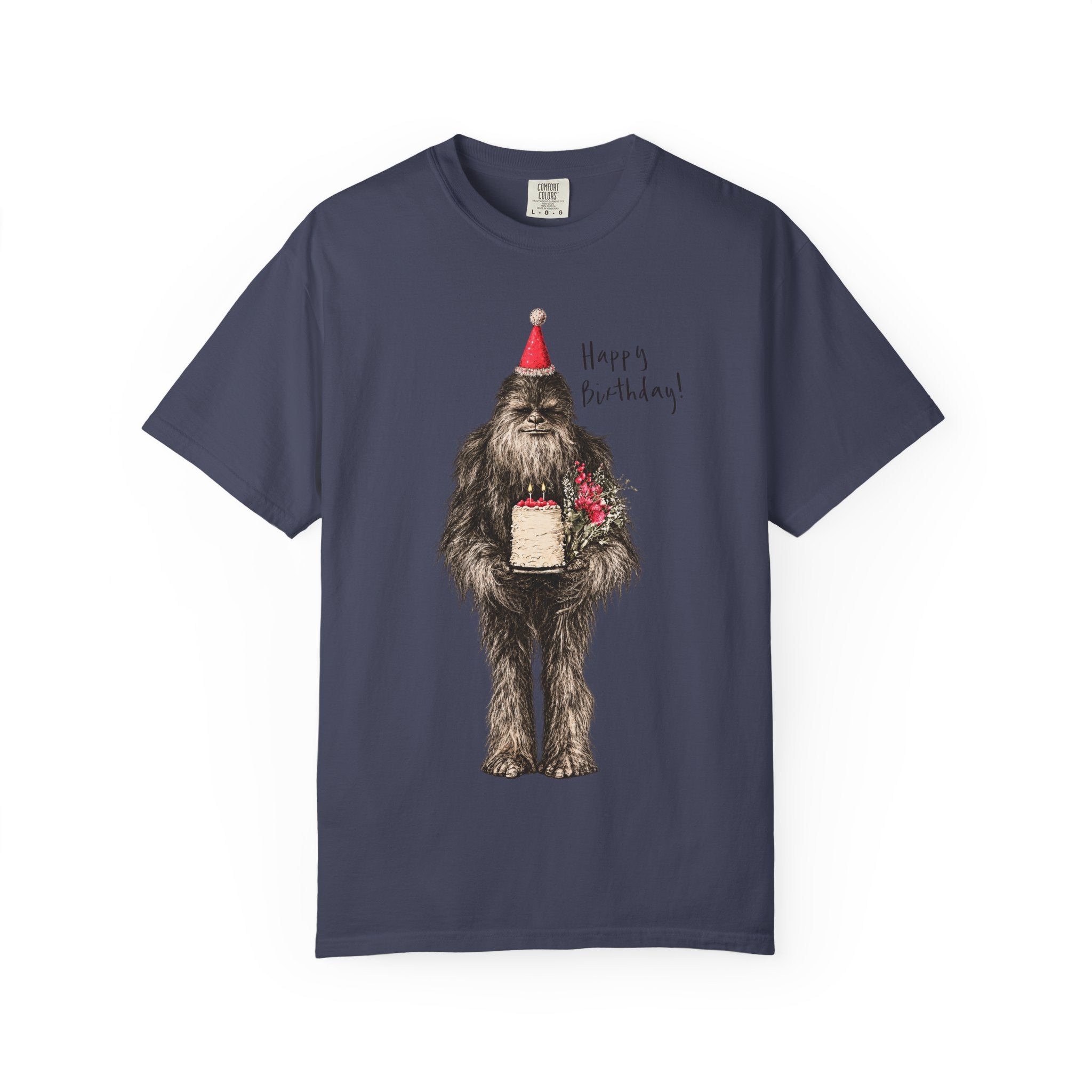 Funny Bigfoot Birthday T-shirt - Birthday Sasquatch Tee