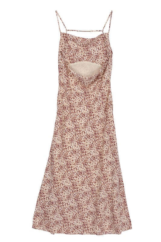 Beige Leopard Cami Dress with Chain Trim, Lilou, $ 48.95