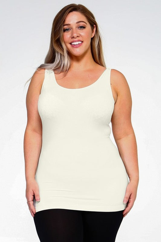 Shop Plus Size Seamless Tank Top | Women's Clothing Boutique, Tank Tops, USA Boutique