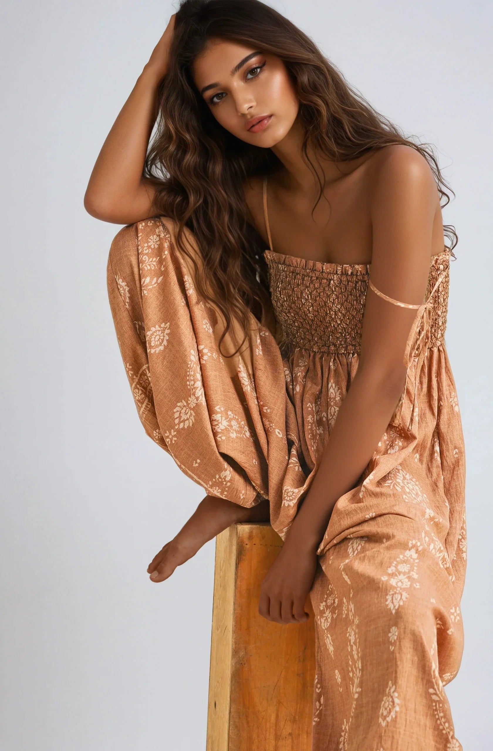 Wildflower Dreams Balloon Jumpsuit | Boutique In USA, Clothing, $ 59.00, A Moment Of Now™
