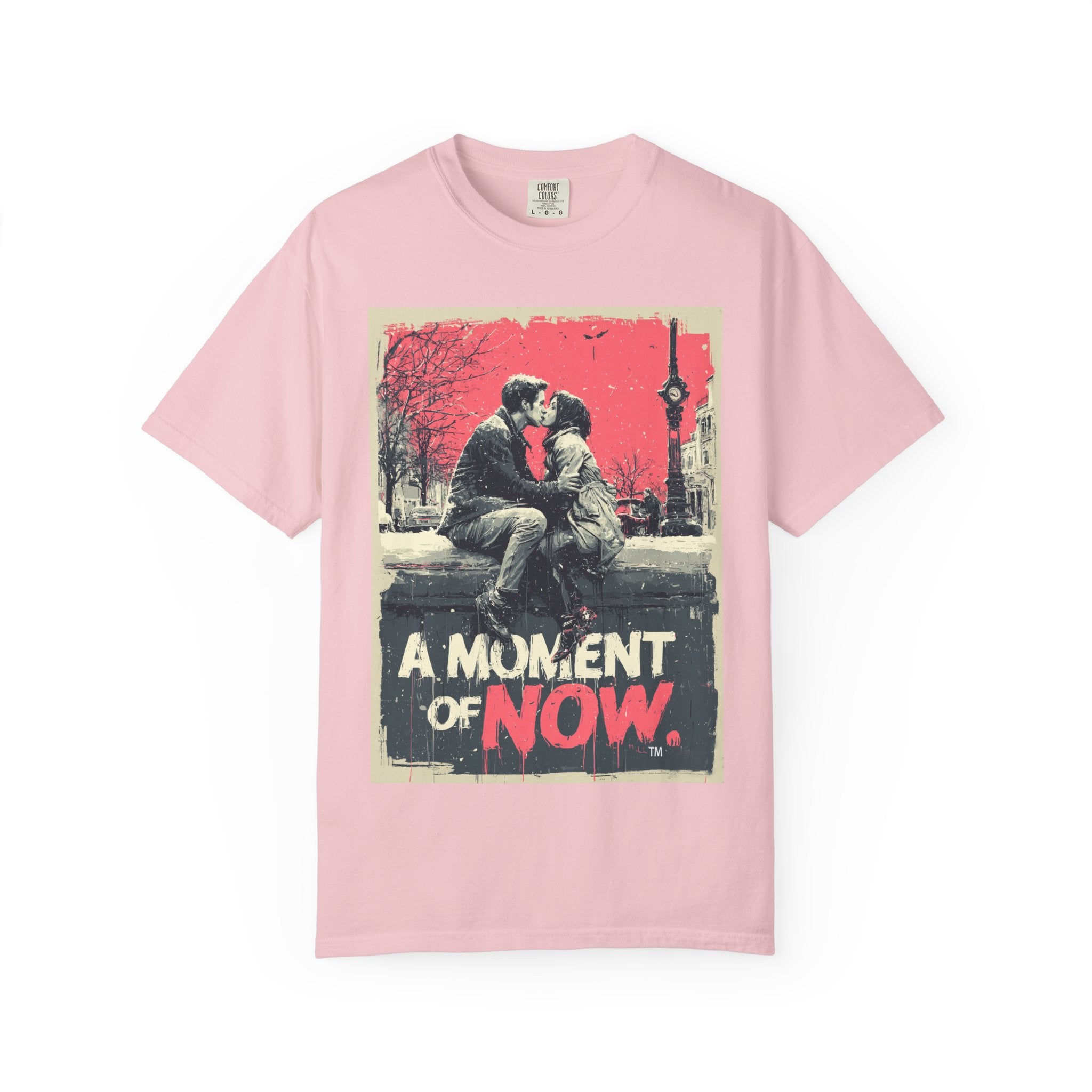 A Stolen Moment Graphic T-Shirt – Romantic Couple Kiss Tee
