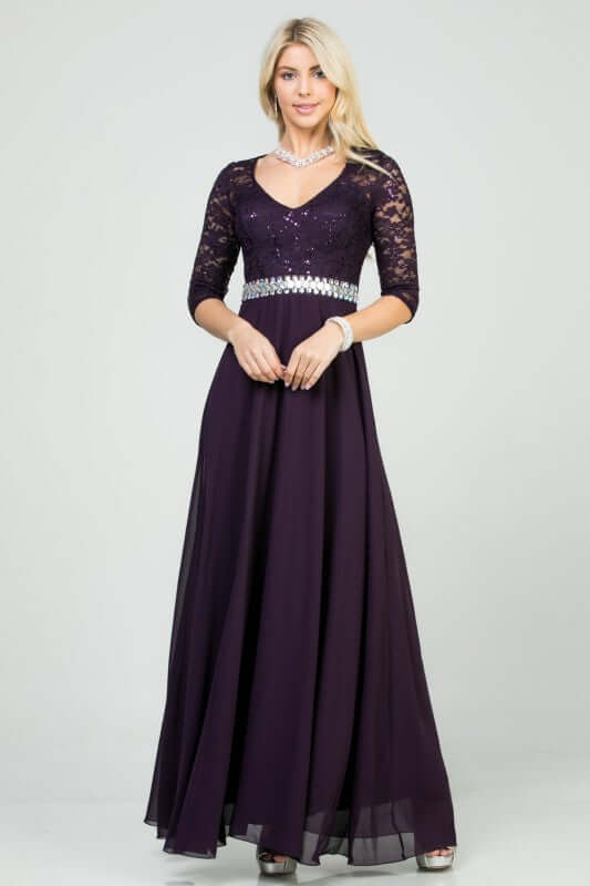 Plus Size Rhinestones Waist Decor A-line Dress, Dresses, $ 120.00, A Moment Of Now™