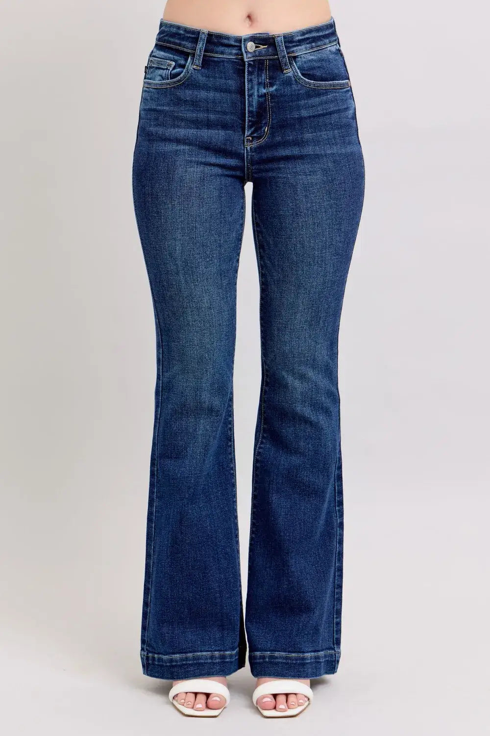 Judy Blue High Rise Flare Jeans with Pockets Plus Size, , $ 65.00, A Moment Of Now™