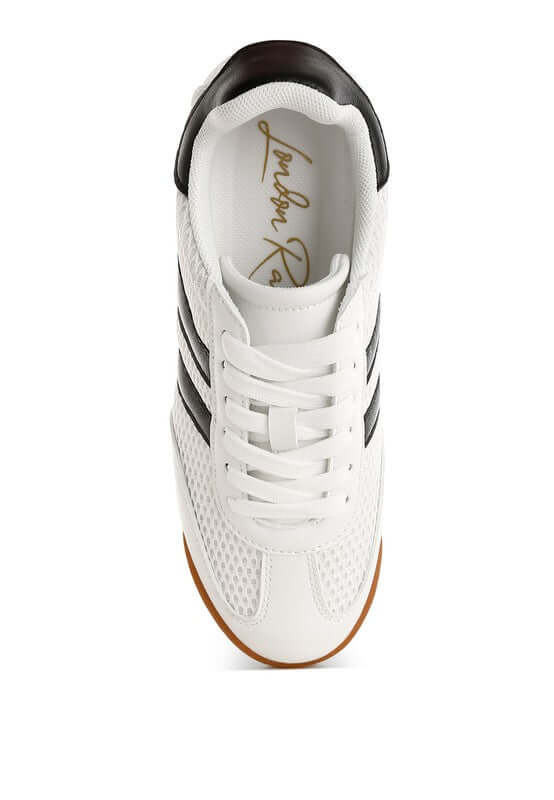 Blaster Casual Striped Lace-Up Sneakers - Stylish Comfort, sneakers, $ 90.00, A Moment Of Now™