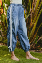 BiBi Striped Tape Jeans - Comfort Meets Style, , $ 65.00, A Moment Of Now™
