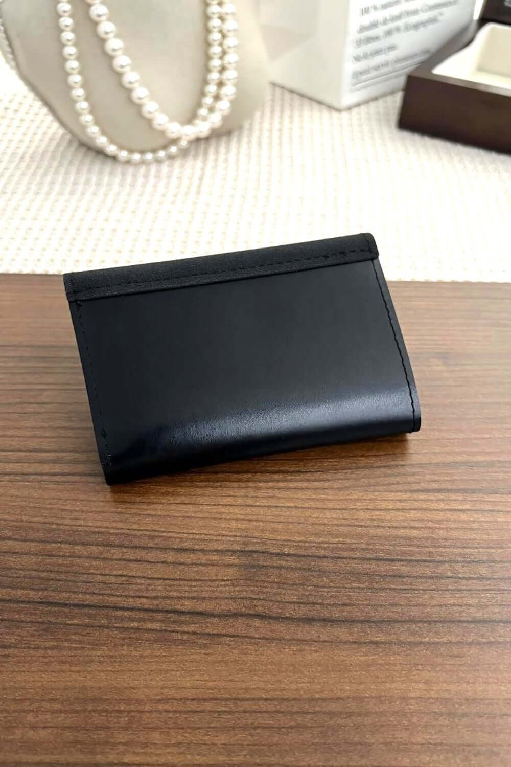 Minimalist PU Leather Compact Trifold Wallet, Zenana, $ 18.00