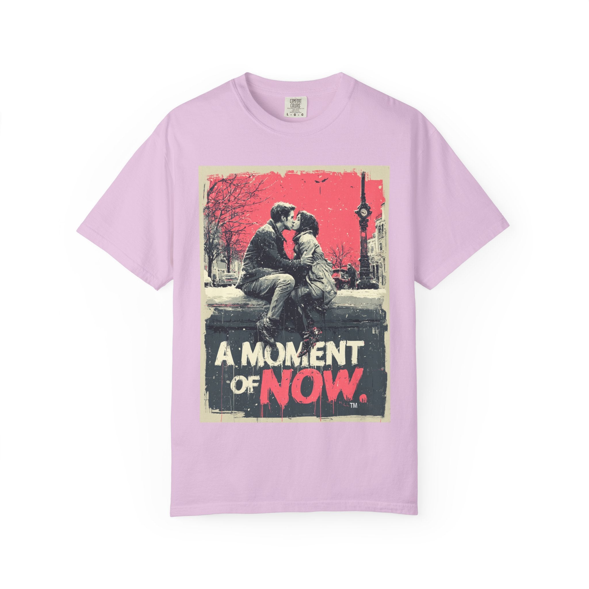 A Stolen Moment Graphic T-Shirt – Romantic Couple Kiss Tee