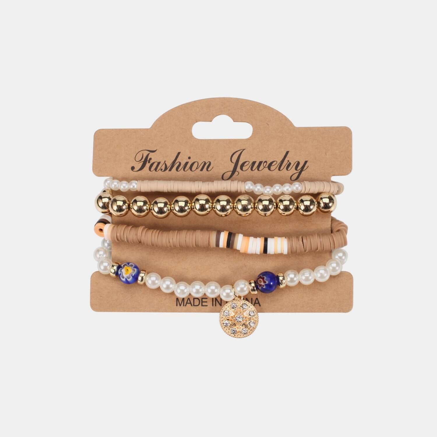 Soft Pottery Bead Bracelet Set