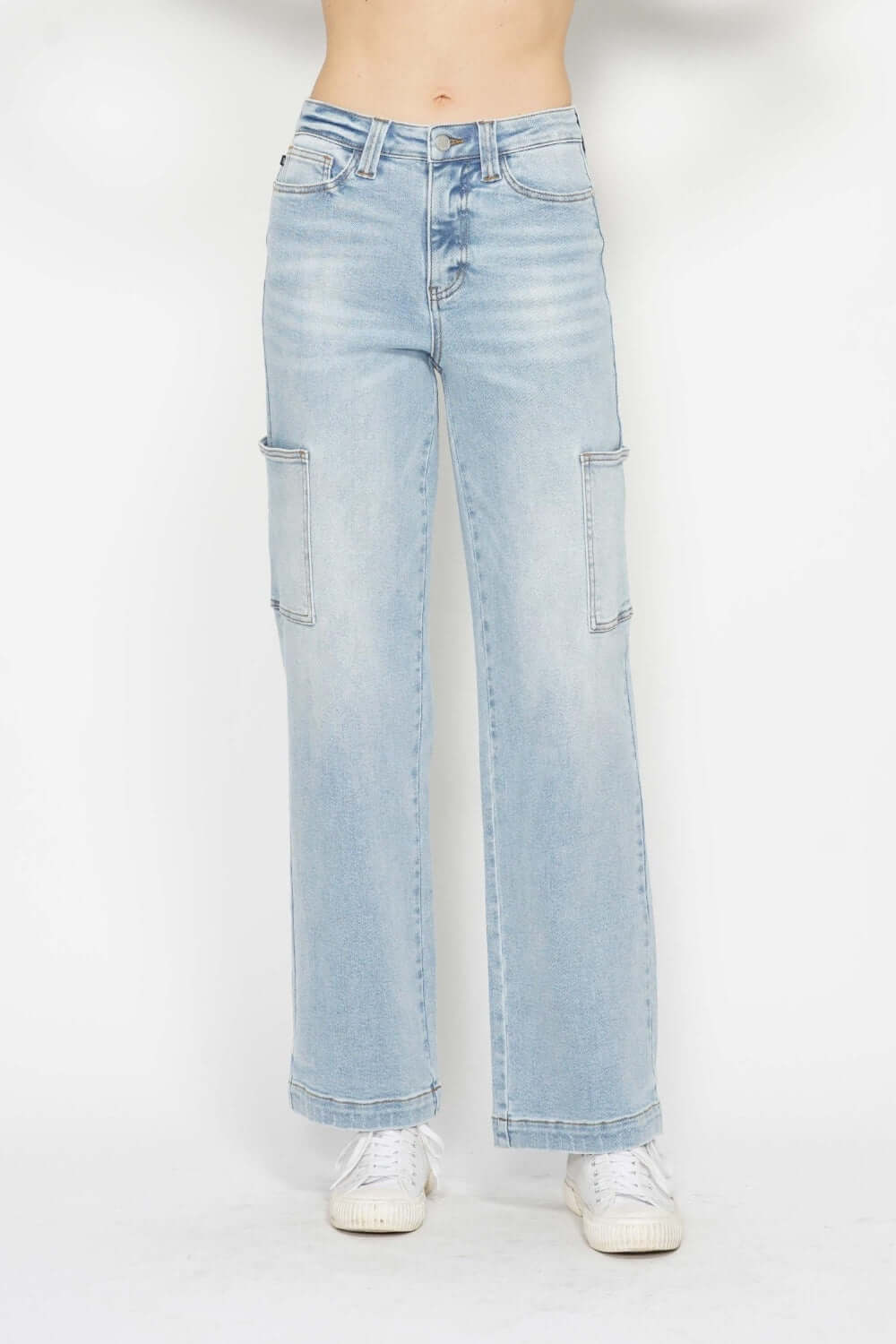 Judy Blue High Waist Straight Cargo Jeans, Judy Blue, $ 79.00