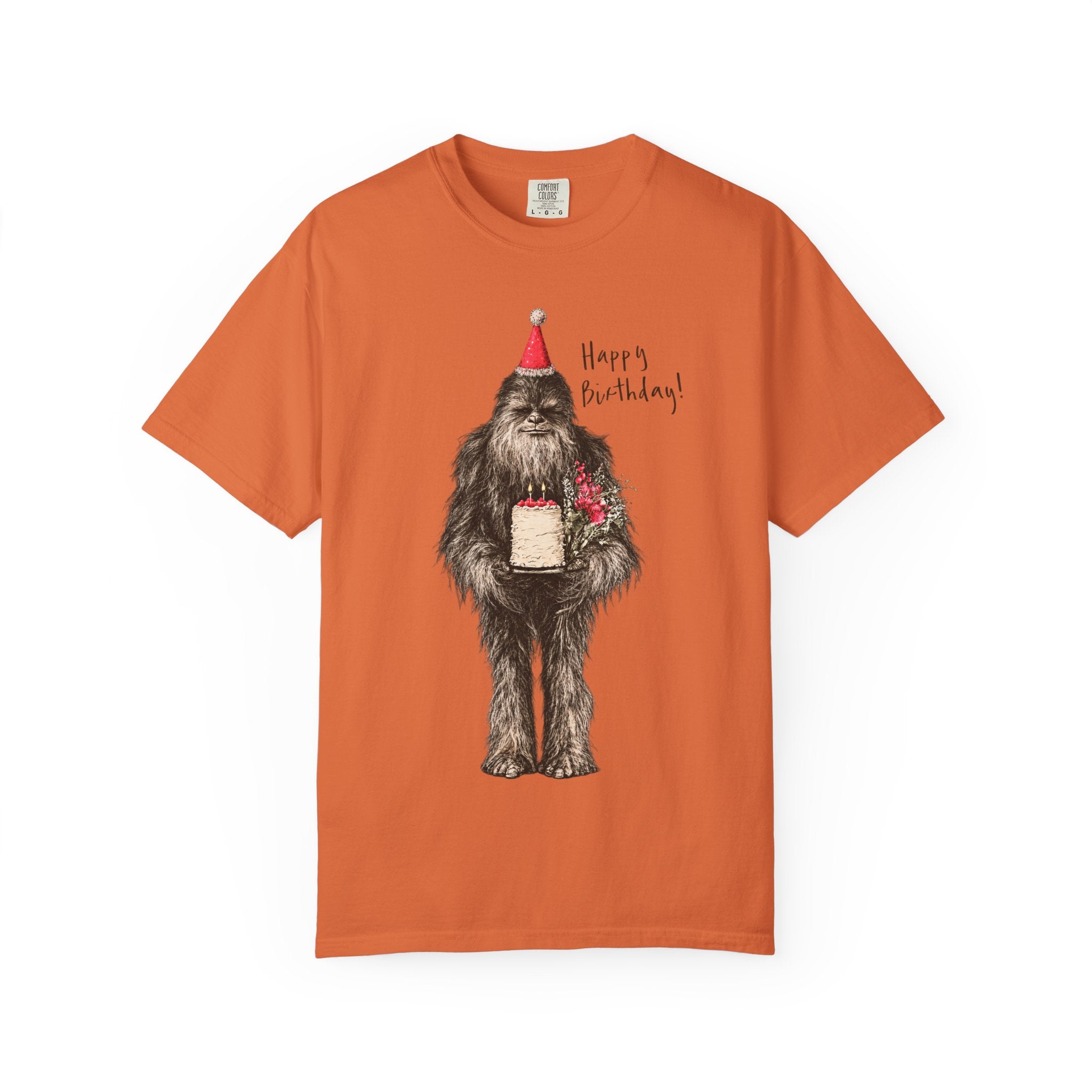 Funny Bigfoot Birthday T-shirt - Birthday Sasquatch Tee