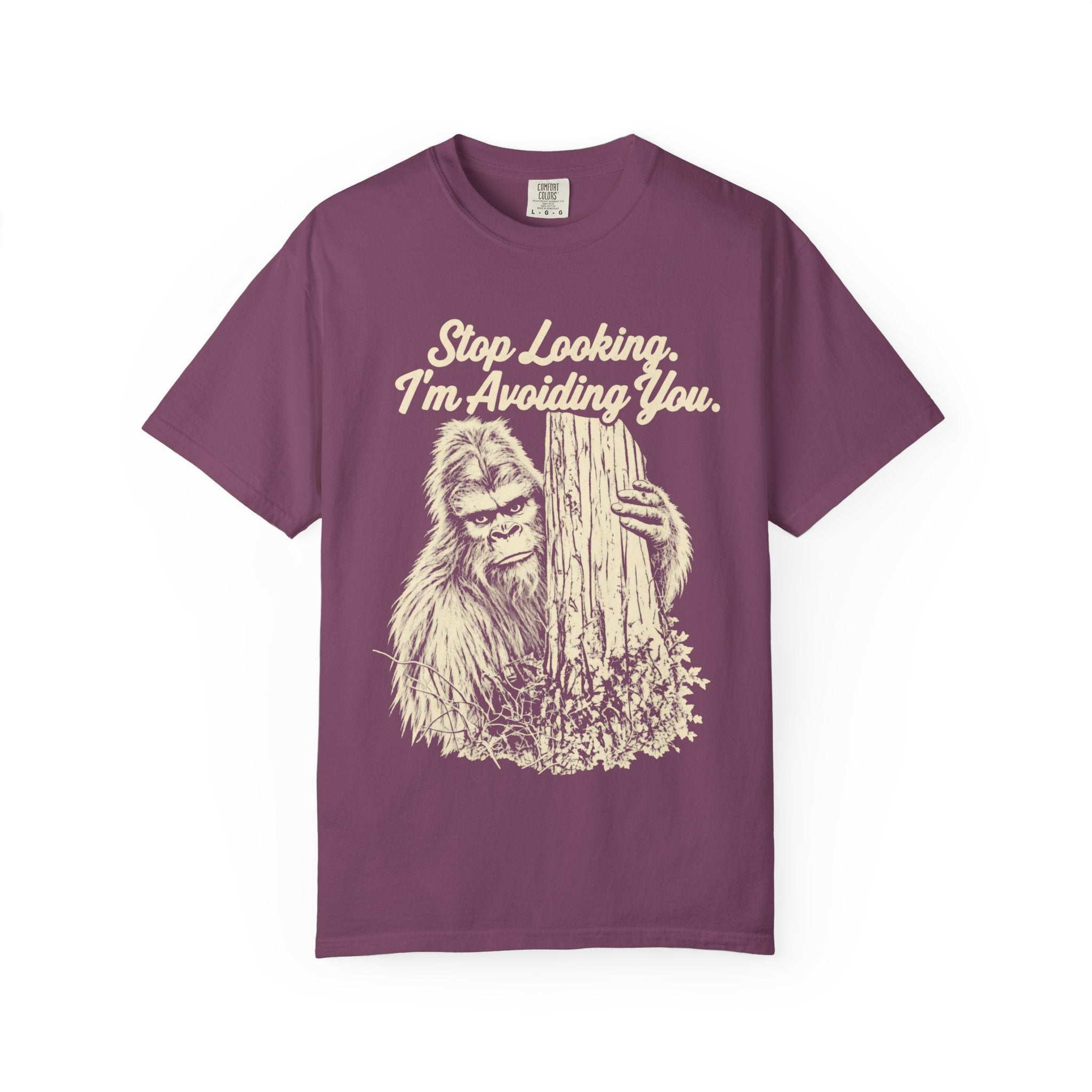 Stop Looking, I'm Avoiding You — Funny Bigfoot T-Shirt