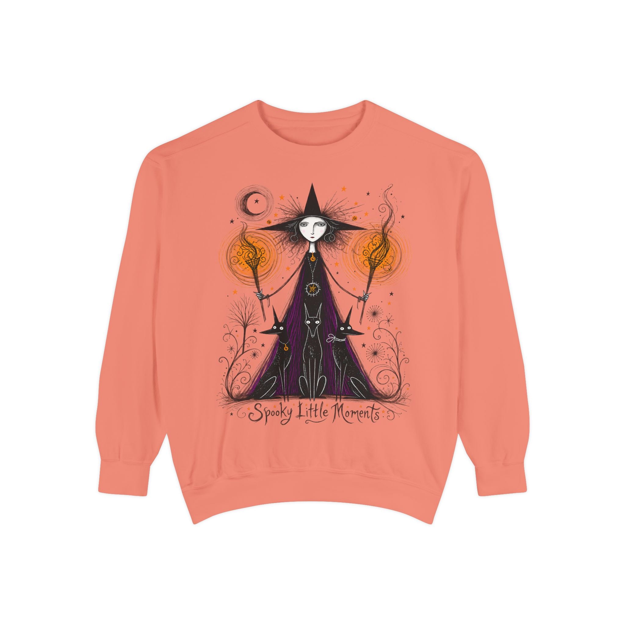 Witchy Halloween Sweatshirt — Spooky Little Moments Crewneck