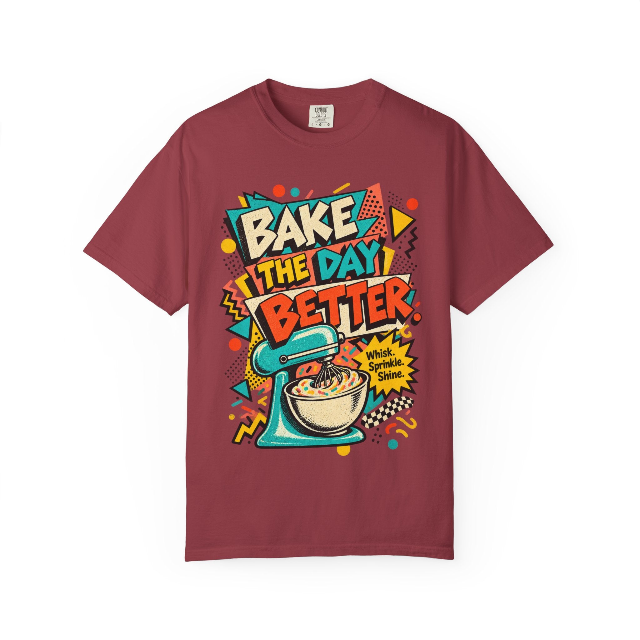Bake the Day Better T-Shirt | Retro Baking Graphic Tee