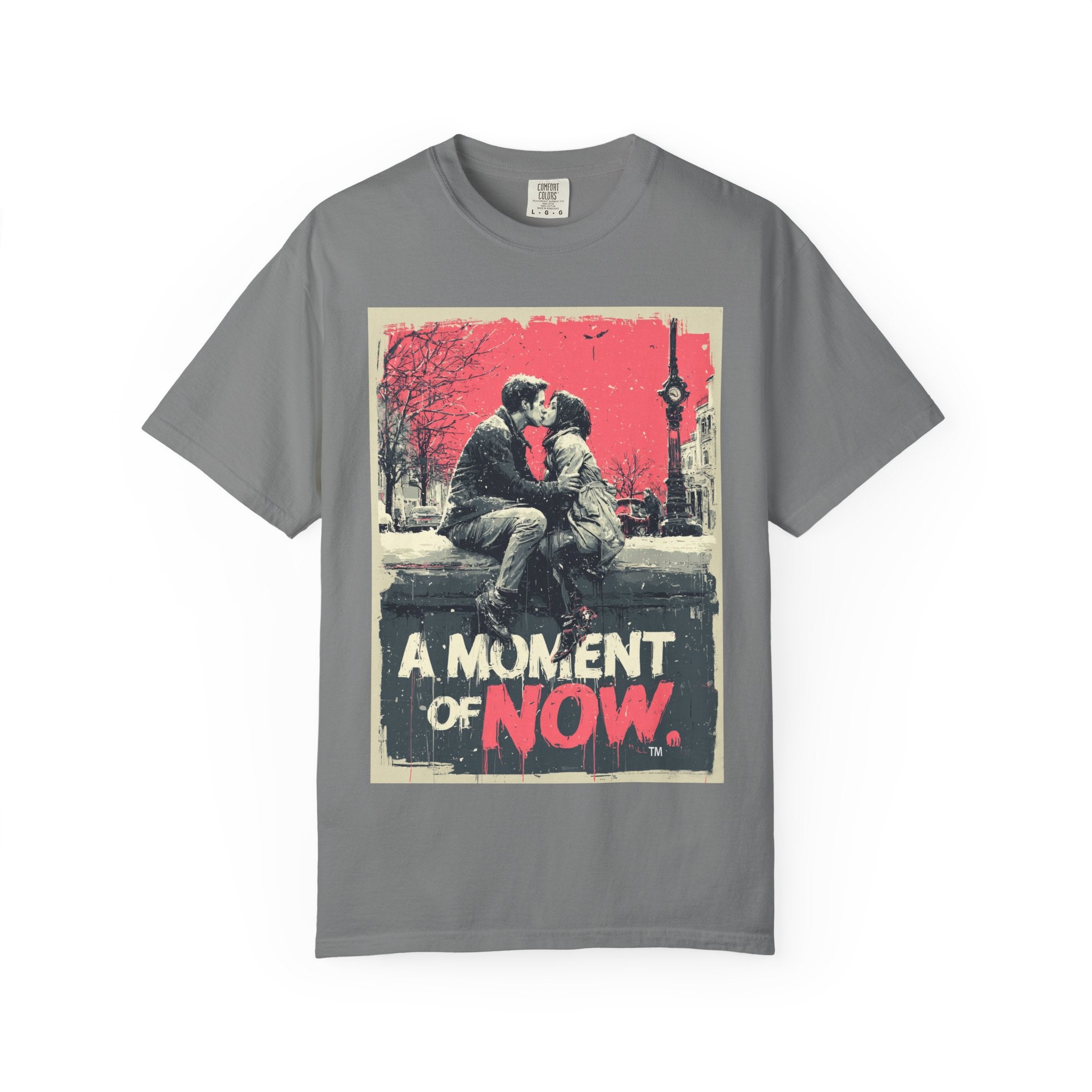 A Stolen Moment Graphic T-Shirt – Romantic Couple Kiss Tee