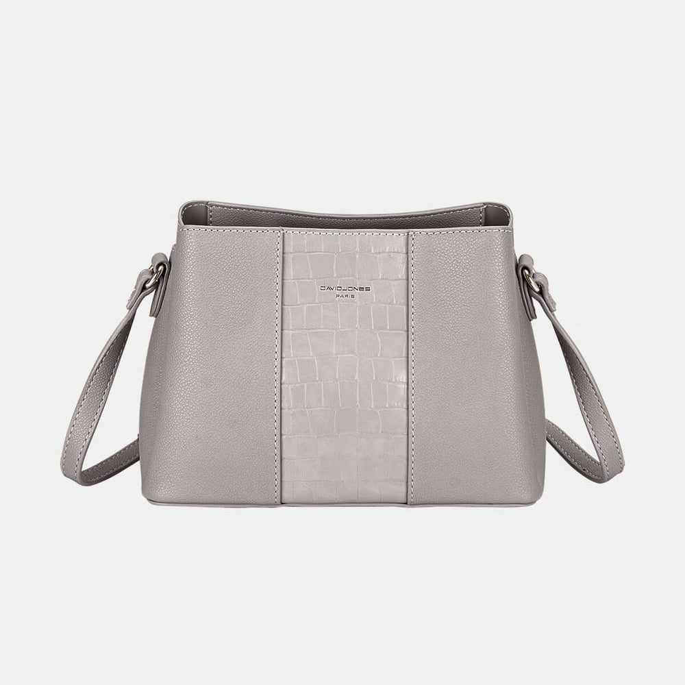 David Jones PU Leather Crossbody Bag Handbag - Chic & Functional, Crossbody Bags, $ 45.00, A Moment Of Now™