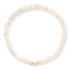 Freshwater Pearl Bracelet | 14K Gold Filled Stretch, Bracelets, $ 54.00, A Moment Of Now™