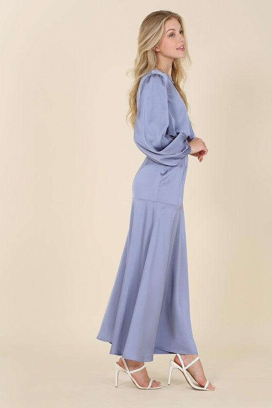 Shop Dressed up satin two-piece mermaid dress set | USA Boutique Online, Dresses, USA Boutique