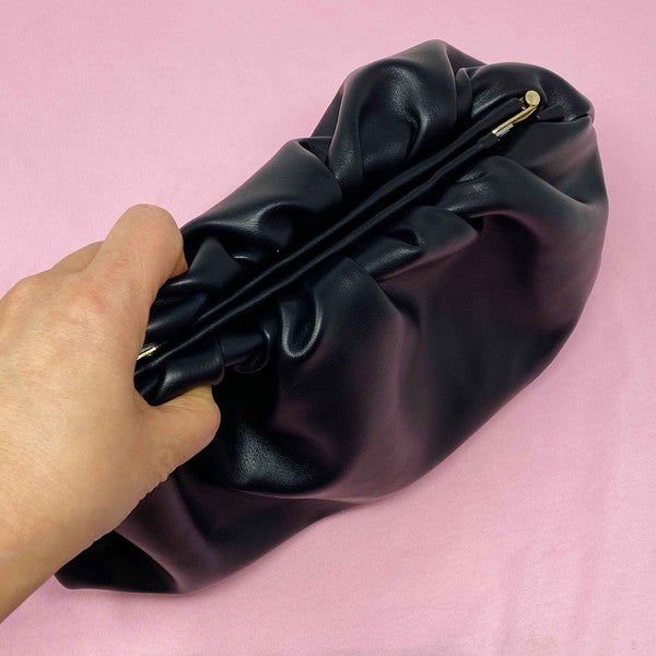 Shop Soft In Hand Pleated Clutch Purse | Shop Boutique Handbags Online, Clutches, USA Boutique