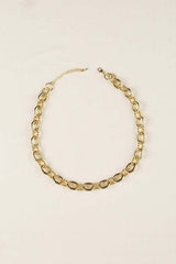 Gold Tone Bold chain necklace