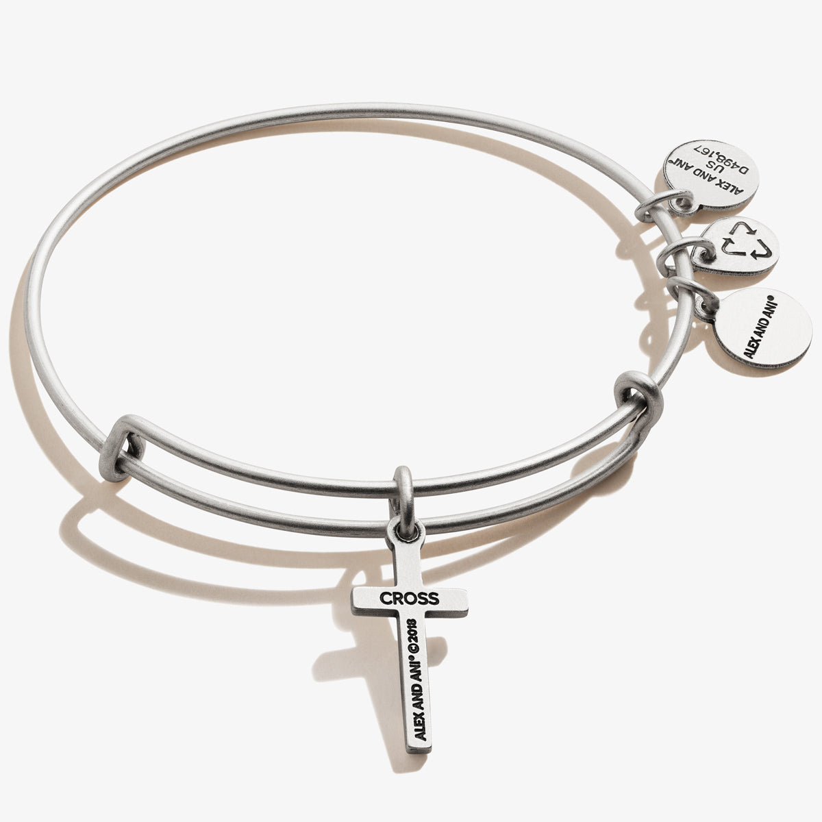 Cross Charm Bangle, Bracelets, $ 28.00, A Moment Of Now™