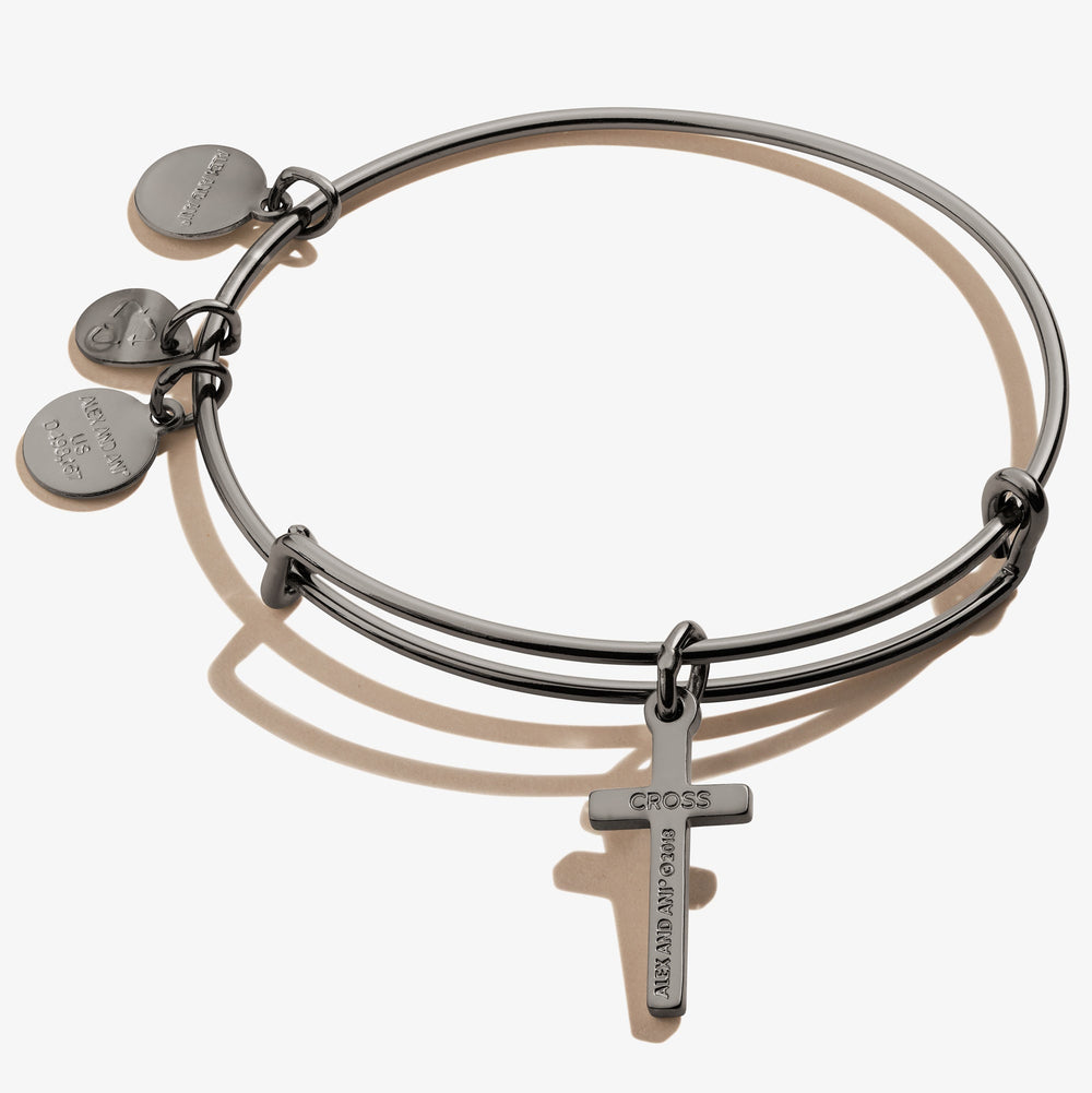 Cross Charm Bangle, Bracelets, $ 28.00, A Moment Of Now™