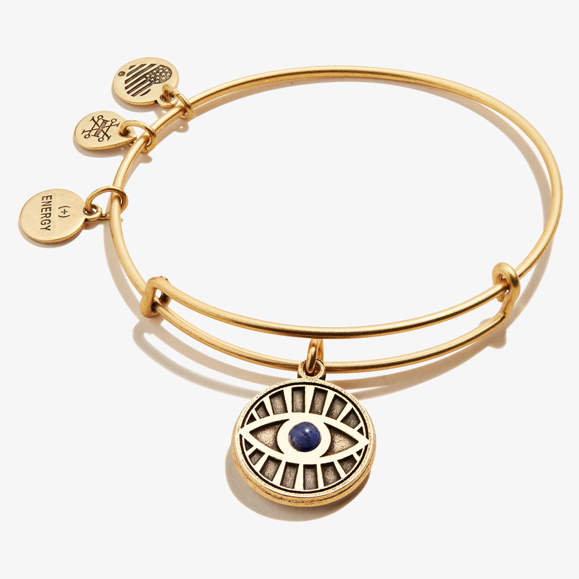 Evil Eye + Sodalite Charm Bangle, Bracelets, $ 28.00, A Moment Of Now™