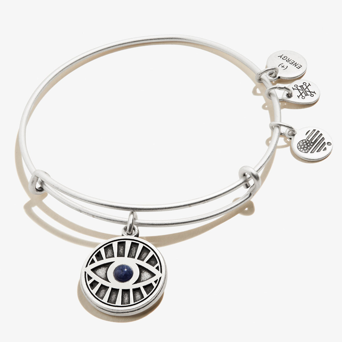 Evil Eye + Sodalite Charm Bangle, Bracelets, $ 28.00, A Moment Of Now™