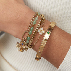 Lucky Hinge Bangle, Bracelets, $ 38.00, A Moment Of Now™