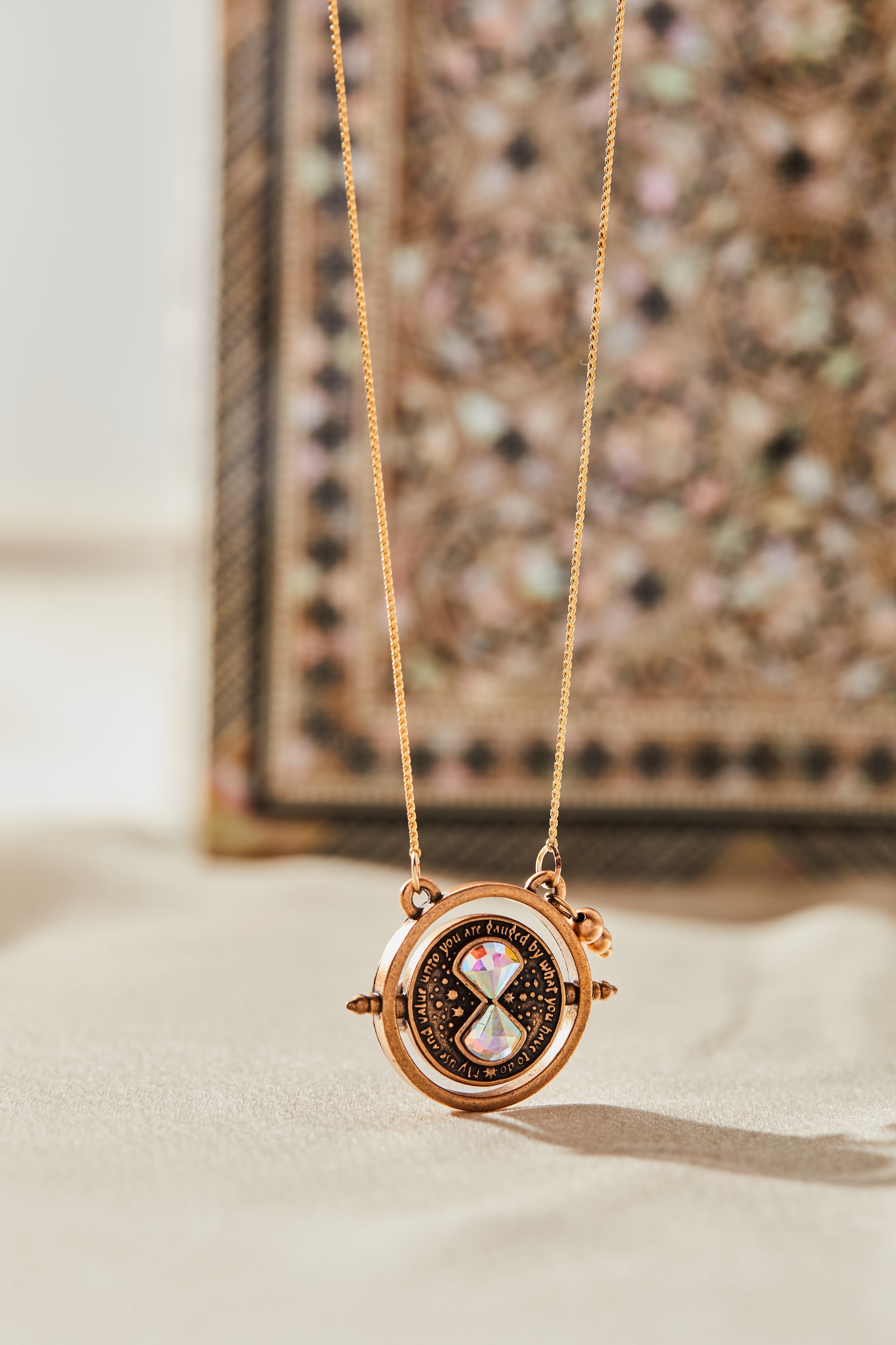 Harry Potter™ Time Turner Spinner Necklace, Necklaces, $ 58.00, A Moment Of Now™