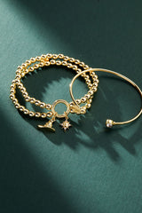 Harry Potter™ Golden Snitch + Crystal Flex Cuff, Bracelets, $ 34.00, A Moment Of Now™