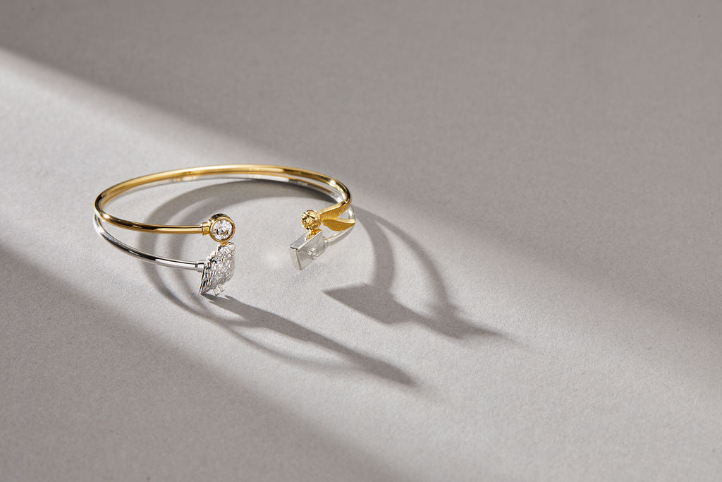 Harry Potter™ Golden Snitch + Crystal Flex Cuff, Bracelets, $ 34.00, A Moment Of Now™