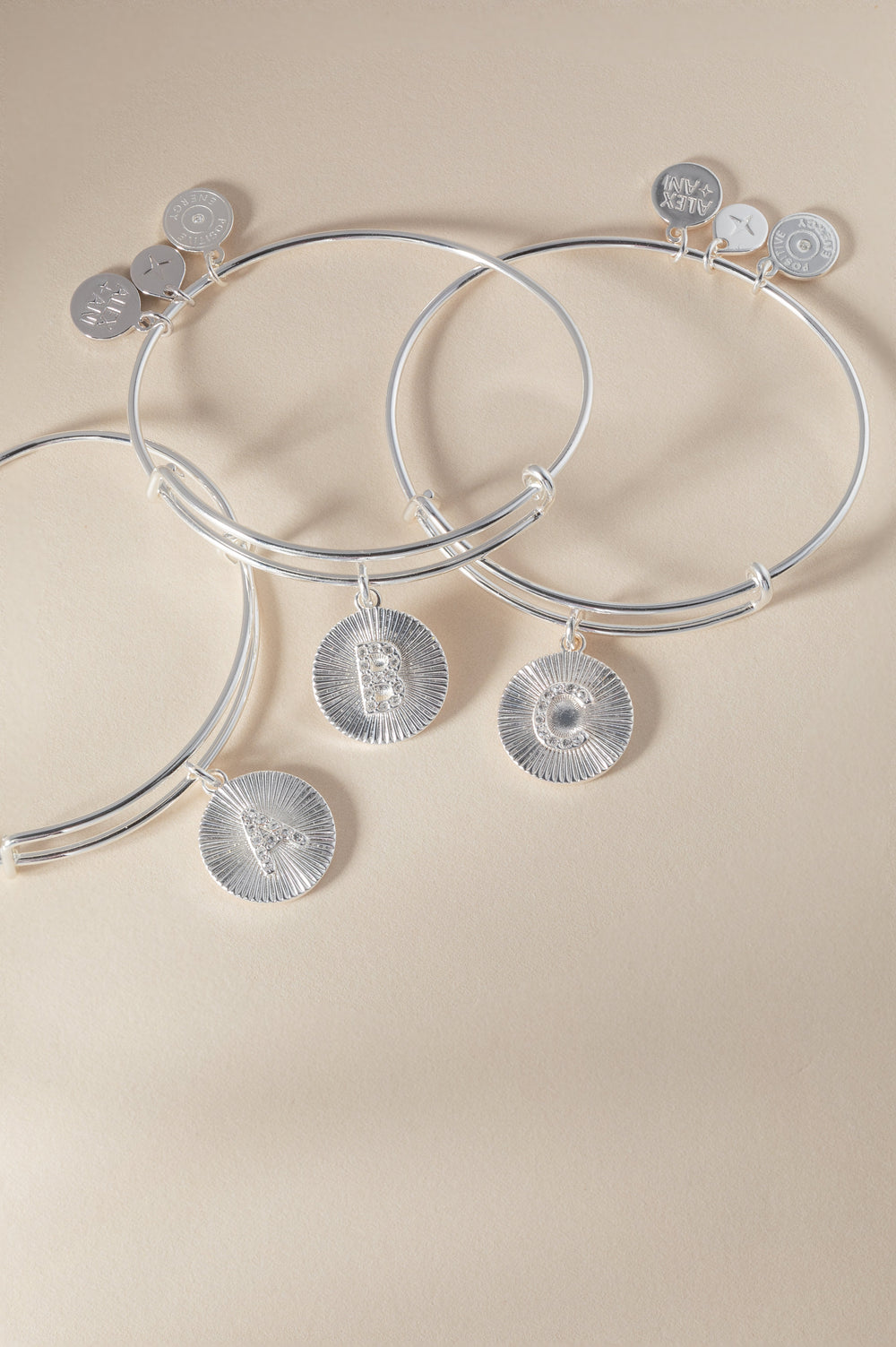 Initial B Pave Starburst Texture Bangle, Bracelets, $ 28.00, A Moment Of Now™