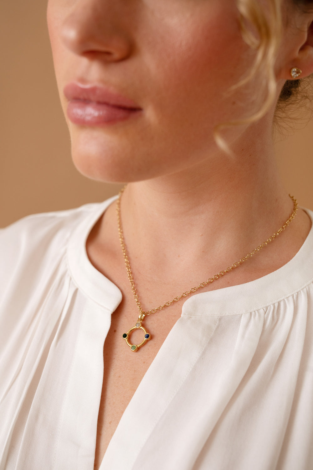 Wife Hidden Message Acrostic Necklace, Necklaces, $ 23.90, A Moment Of Now™