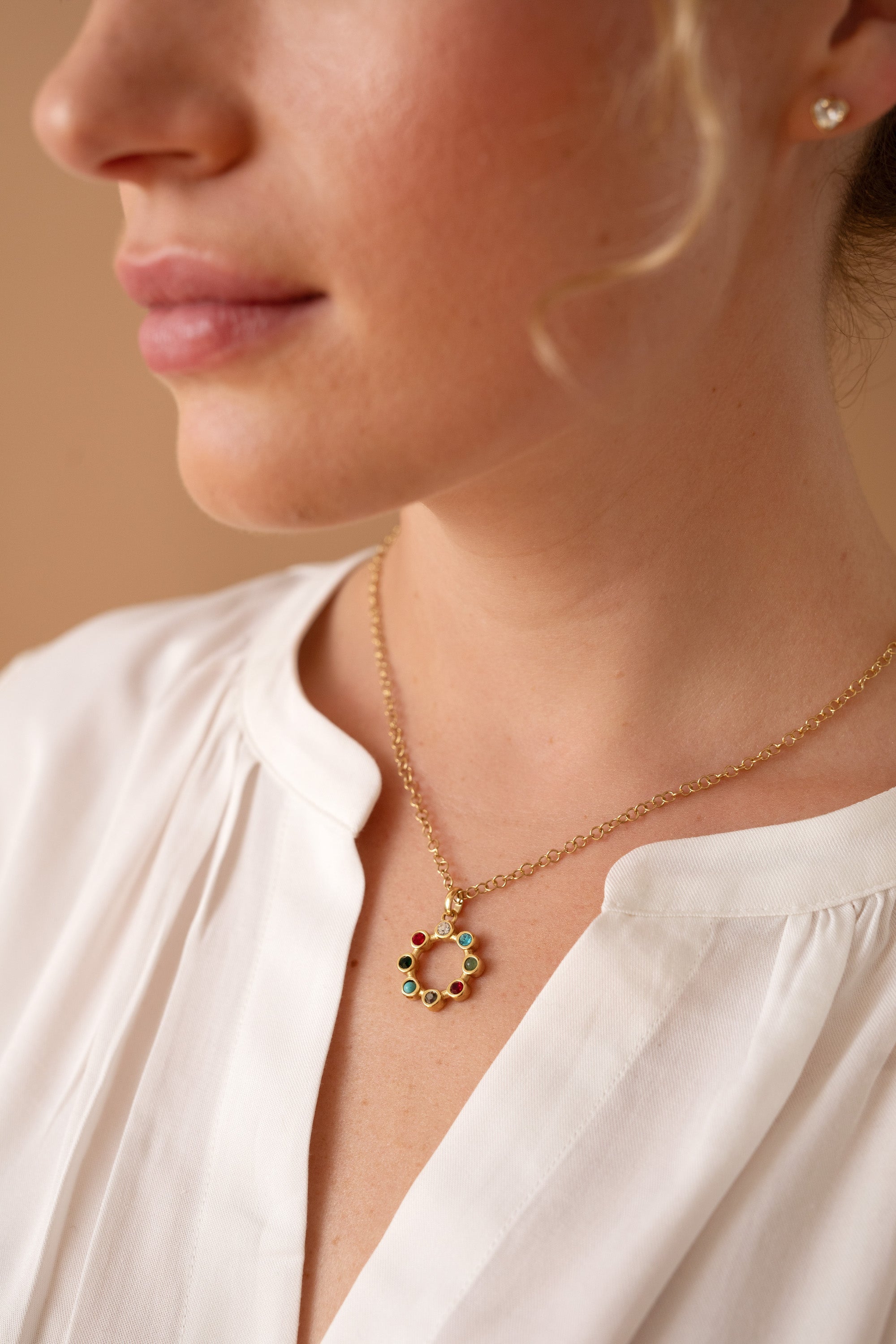 Daughter Hidden Message Acrostic Necklace, Necklaces, $ 23.90, A Moment Of Now™