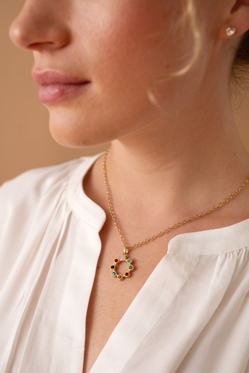 Daughter Hidden Message Acrostic Necklace, Necklaces, $ 23.90, A Moment Of Now™