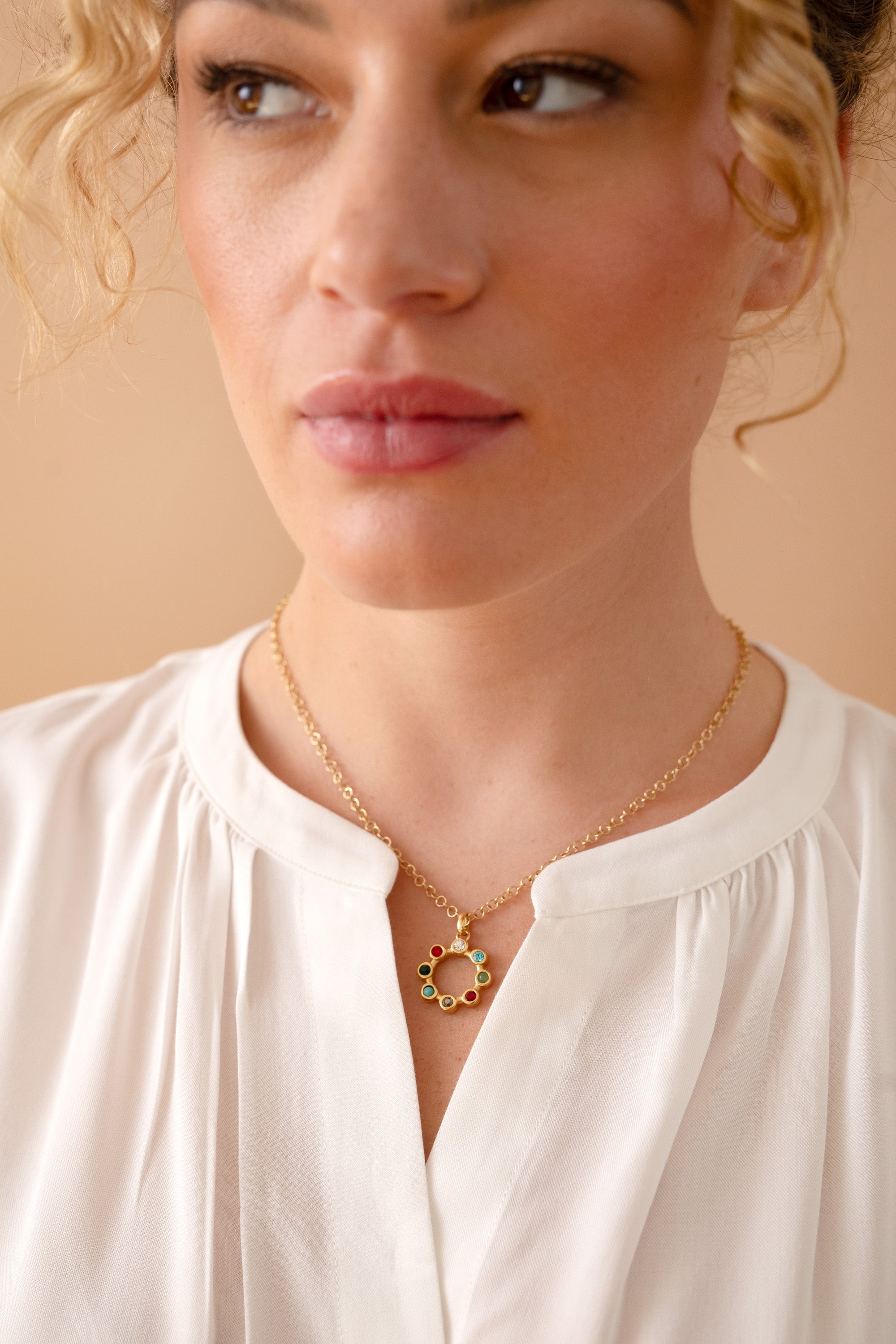 Daughter Hidden Message Acrostic Necklace, Necklaces, $ 23.90, A Moment Of Now™
