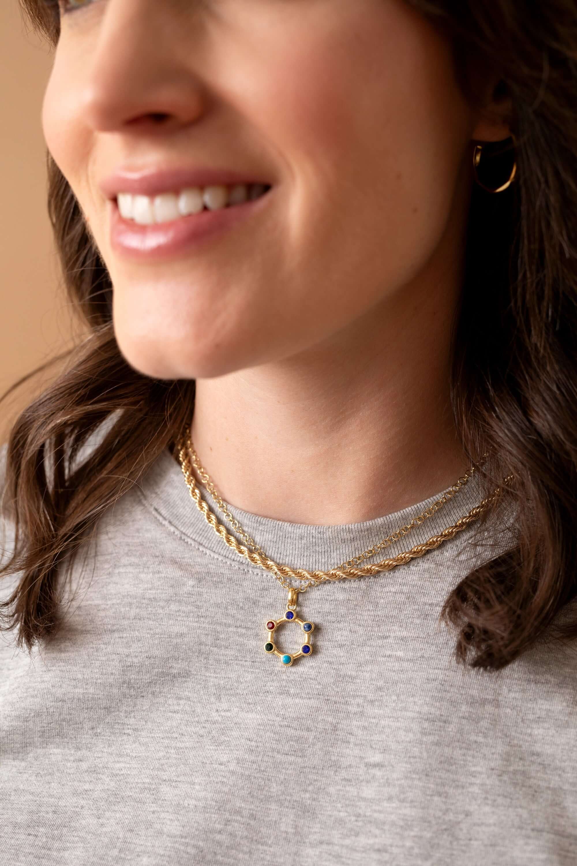 Sister Hidden Message Acrostic Necklace, Necklaces, $ 23.90, A Moment Of Now™